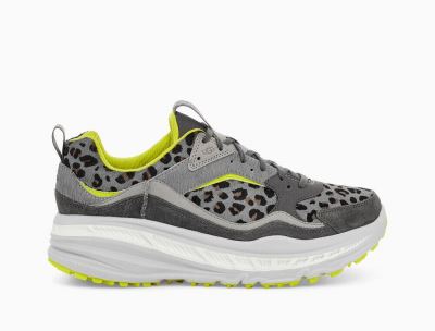 UGG CA805 Leopard Mens Sneakers Dark Grey - AU 573PM